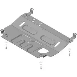 Стальная защита двигатель, КПП, Daewoo Matiz 2 ООО Трио Сервис