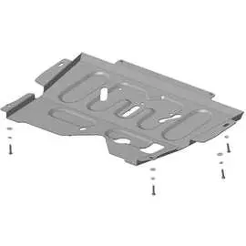 Стальная защита двигатель, КПП, Renault Logan, передний, с 2005 г.в. ООО Трио Сервис