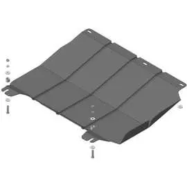 Стальная защита двигатель, КПП, Сhery Bonus 3 2014-2016 ООО Трио Сервис