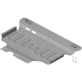 Стальная защита двигатель, КПП, VW Tiguan 2017-, Skoda Kodiaq/Karoq ООО Трио Сервис