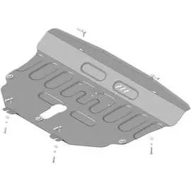 Стальная защита КПП, Haval Dargo, с 2022 г.в. ООО Трио Сервис