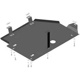 Стальная защита ПрП, VW Transporter T6 2015- ООО Трио Сервис