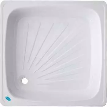 Стальной эмалированный квадратный поддон Laguna 0203.001С1