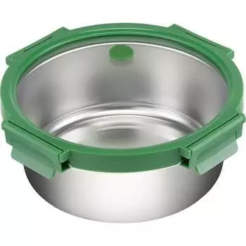 Стальной ланч-бокс Smart Solutions SFE-SS-LB-ST-GLS-GRN-1.5