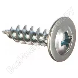 Стальной оцинкованный саморез с прессшайбой tech-krep смм пр.ш. остр. 4,2х16 1000шт. 00001048