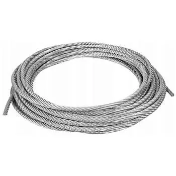 Стальной оцинкованный трос для лебёдок и талей OCALIFT tros62z1