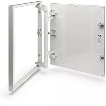 Стальной ревизионный люк под плитку Хаммер Стил st34