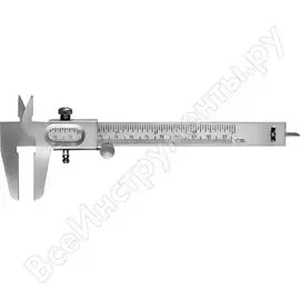 Стальной штангенциркуль СИБИН 125 мм 3443