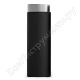 Стальной термос asobu le baton travel bottle 0.5 л, черный lb17 silver