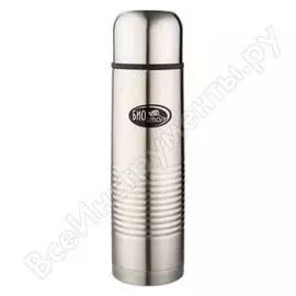 Стальной термос biostal 1л, в чехле nb-1000b