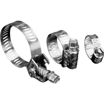 Стальные червячные хомуты Zipower 12–22 мм