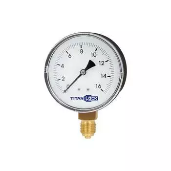 Стандартный пластиковый манометр TITAN LOCK TLPPG63D3/8