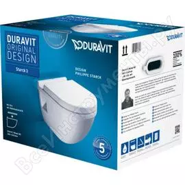 Стандартный подвесной унитаз duravit set starск 3 42000900a1 00000053263