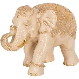 Статуэтка BOGACHO Слон Дели 22686/кремовый