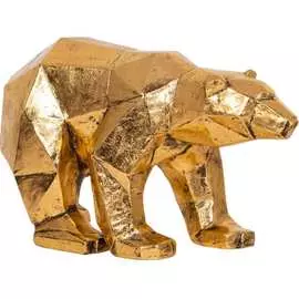 Статуэтка BOGACHO Медведь Шейп 22698/золотой