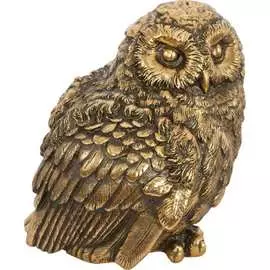 Статуэтка BOGACHO филин Титто 22518/бронзовый