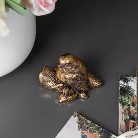 Статуэтка BOGACHO Птичка Зарничка 22694/бронзовый