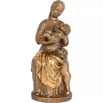 Статуэтка фигурка для интерьера BOGACHO Семья Мама с детьми 22951/бронзовый