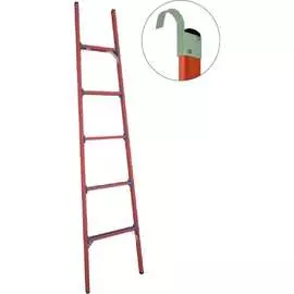Стеклопластиковая приставная диэлектрическая лестница Антиток ЛСПД-2.0 ТК 471537