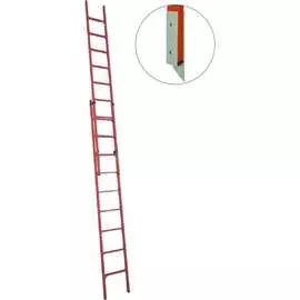 Стеклопластиковая приставная диэлектрическая раздвижная лестница Антиток ЛСПРД-6.0 Евро МГ 471577