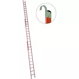 Стеклопластиковая приставная диэлектрическая раздвижная лестница Антиток ЛСПРД-9.0 Е К 471581
