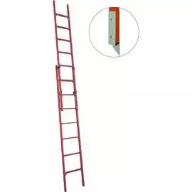 Стеклопластиковая приставная диэлектрическая раздвижная лестница Антиток ЛСПРД-4.0 Евро МГ 471574