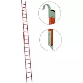 Стеклопластиковая приставная диэлектрическая раздвижная лестница Антиток ЛСПРД-7.0 Евро Мг К 471580