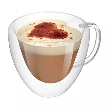 Стеклянная чашка QWERTY