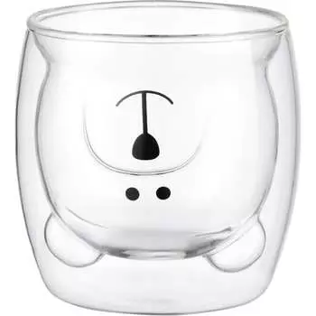 Стеклянная чашка Smart Solutions Bear KW-SS-CP-GLS-BR-250