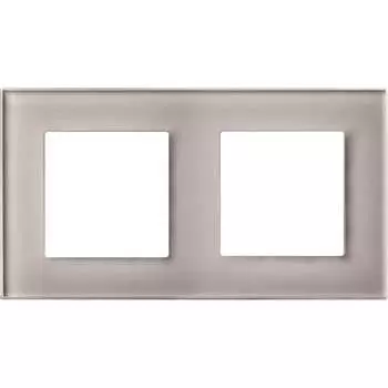 Стеклянная двухпостовая рамка CGSS Эстетика GL-P102-LSG