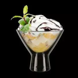 Стеклянная креманка QWERTY Dolce 74021