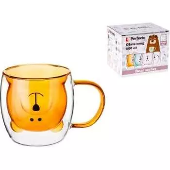 Стеклянная кружка PERFECTO LINEA Bear 30-125203