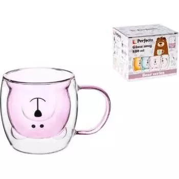 Стеклянная кружка PERFECTO LINEA Bear 30-125204