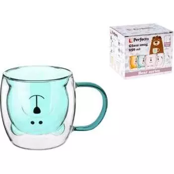 Стеклянная кружка PERFECTO LINEA Bear 30-125202