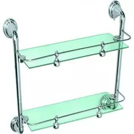 Стеклянная полка для ванной комнаты Аквалиния