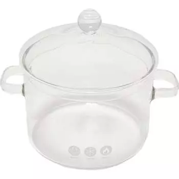 Стеклянная термостойкая кастрюля URM