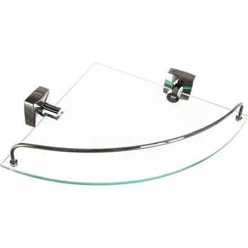 Угловая стеклянная полка FIXSEN