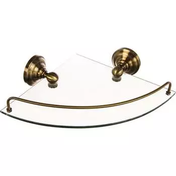 Угловая стеклянная полка FIXSEN