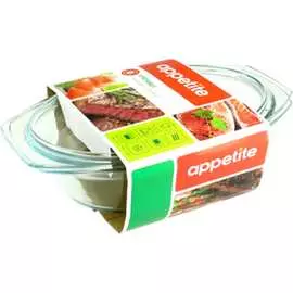 Стеклянная утятница appetite PL18