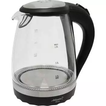 Стеклянный электрический чайник Atlanta ATH-2463 black