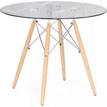 Стеклянный стол Woodville