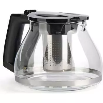 Стеклянный заварочный чайник BAROUGE BF-505/36 BF-505 1500 мл/черный/чайник