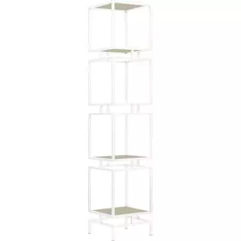 Стеллаж GreenWeen CUBIC-4 GW-CUBIC-4-W-LD-GS