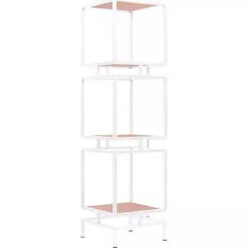 Стеллаж GreenWeen CUBIC-3 GW-CUBIC-3-W-LD-PA