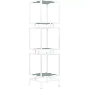 Стеллаж GreenWeen CUBIC-3 GW-CUBIC-3-W-LD-GM