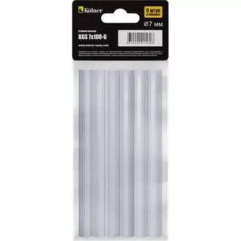 Стержни клеевые Kolner Kgs 7x100 мм кн7-100-6гс