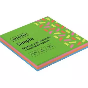 Стикеры Attache Bright Colours 1622655