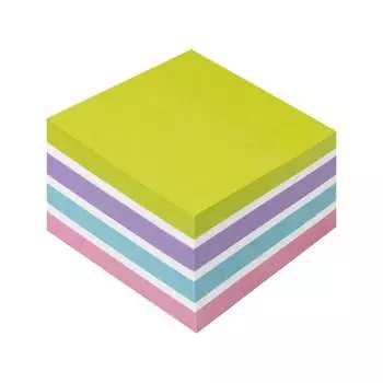 Стикеры Kores cubo пастельный, 75x75 мм, 450 л, 4 цвета 47463 1536756