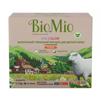 Стиральный порошок для цветного белья BioMio