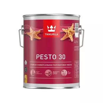 Стойкая алкидная универсальная эмаль Tikkurila PESTO 30 700001171